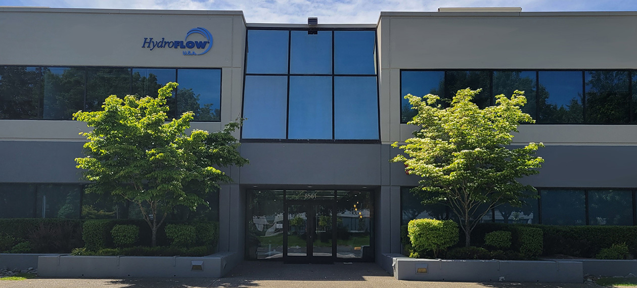 Picture of the headquarters for HydroFLOW USA in Redmond, WA